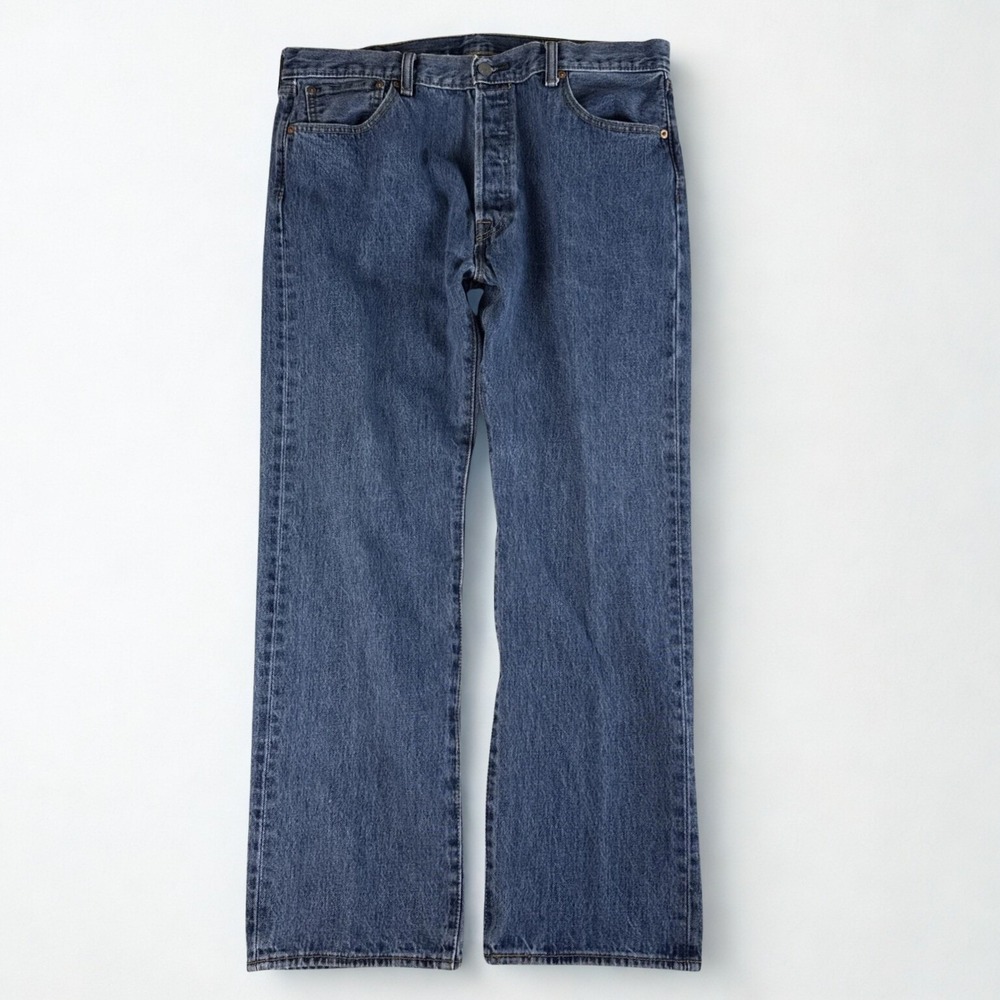 Levi 501 Jeans Mens 36x30 Blue Button‎ Fly Original Fit Straight Leg Denim Pants